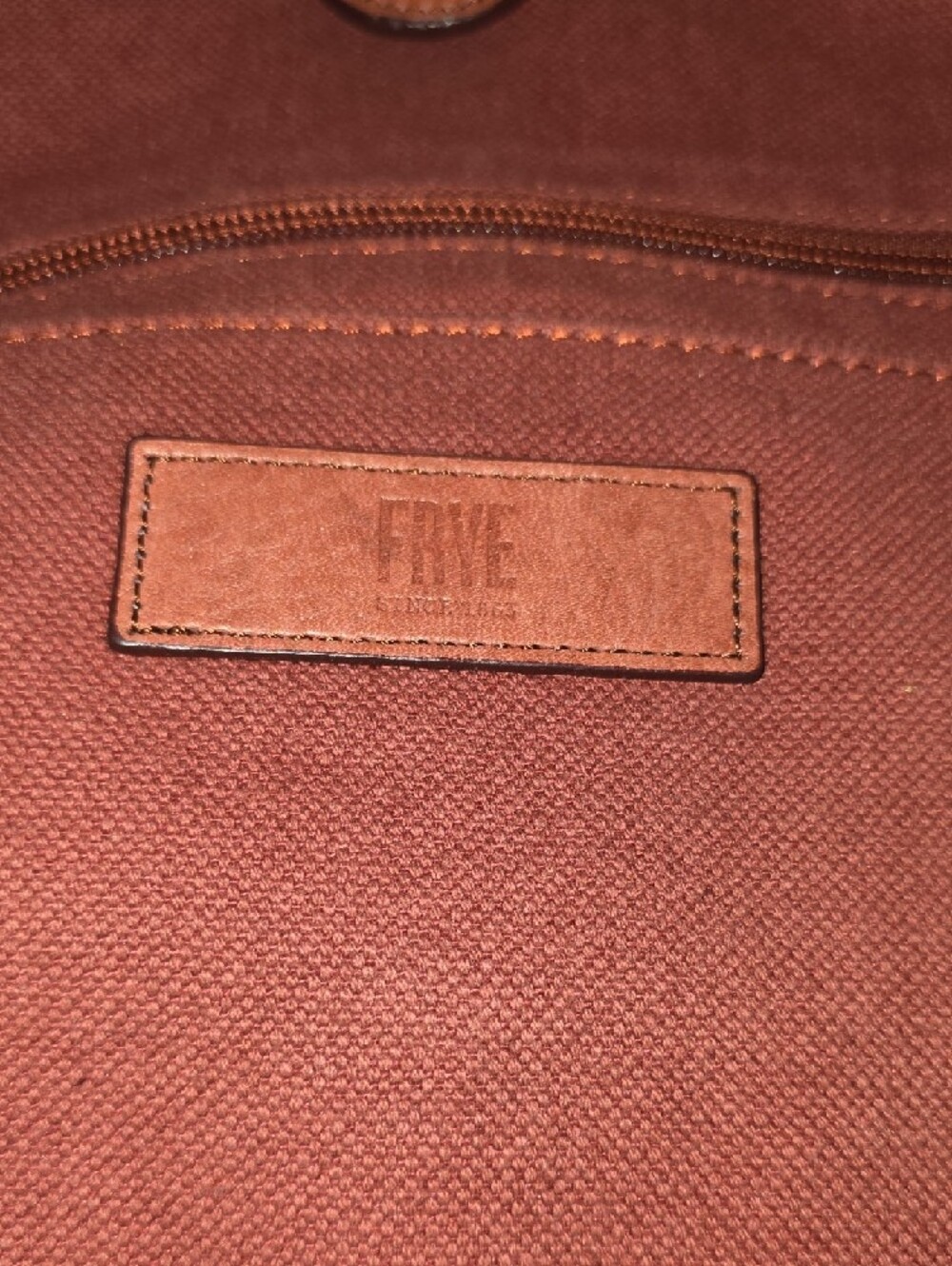 Frye Brown Leather Tote Bag - Picture 2 of 13